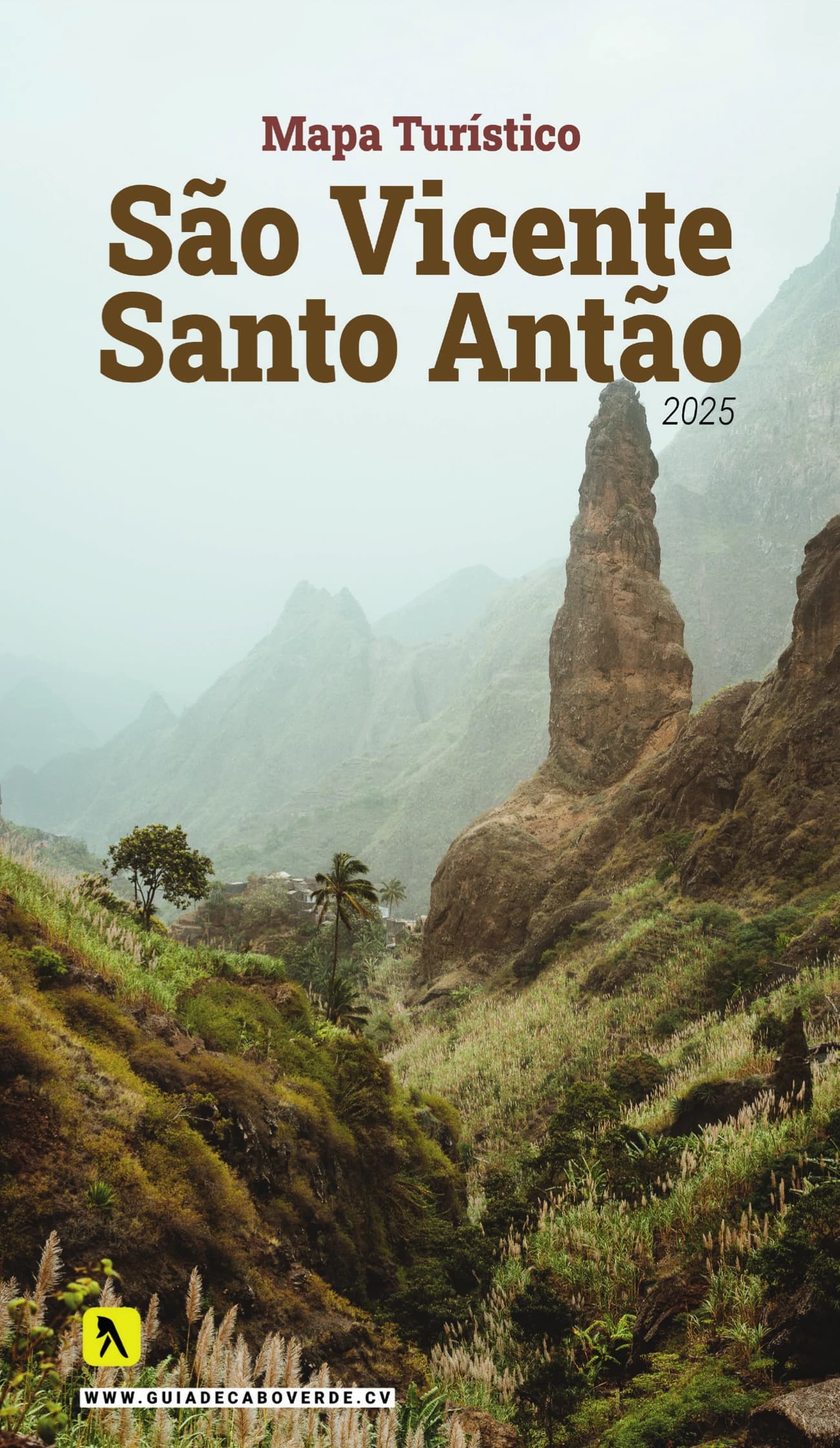 Mapa Turistico de Sao Vicente e Santo Antao